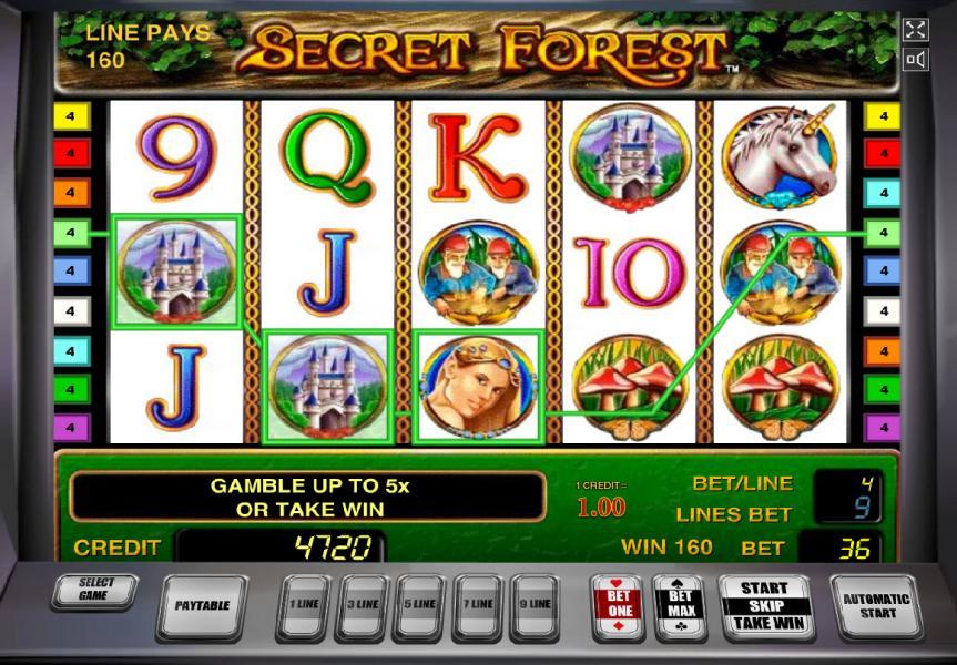 Игровые автоматы «Secret Forest» в казино GMS Deluxe