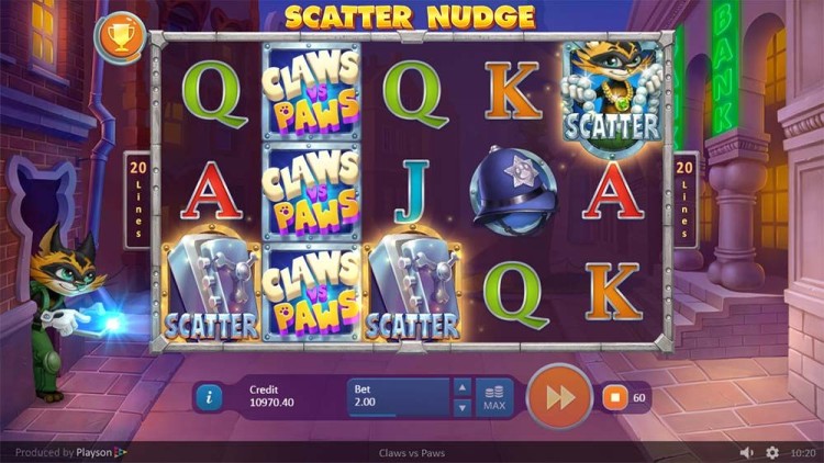 Игровой автомат «Claws vs Paws» в казино Гаминатор