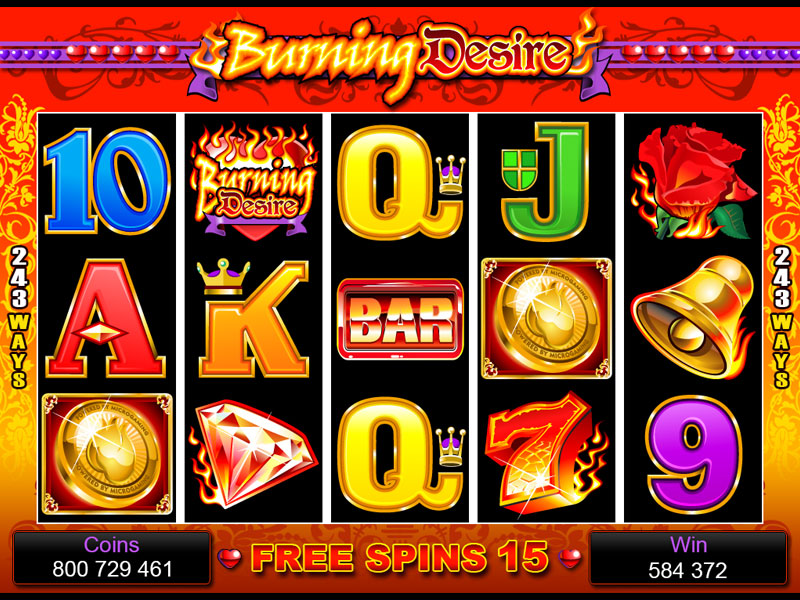 Игровой автомат «Burning Desire» в казино Слотозал