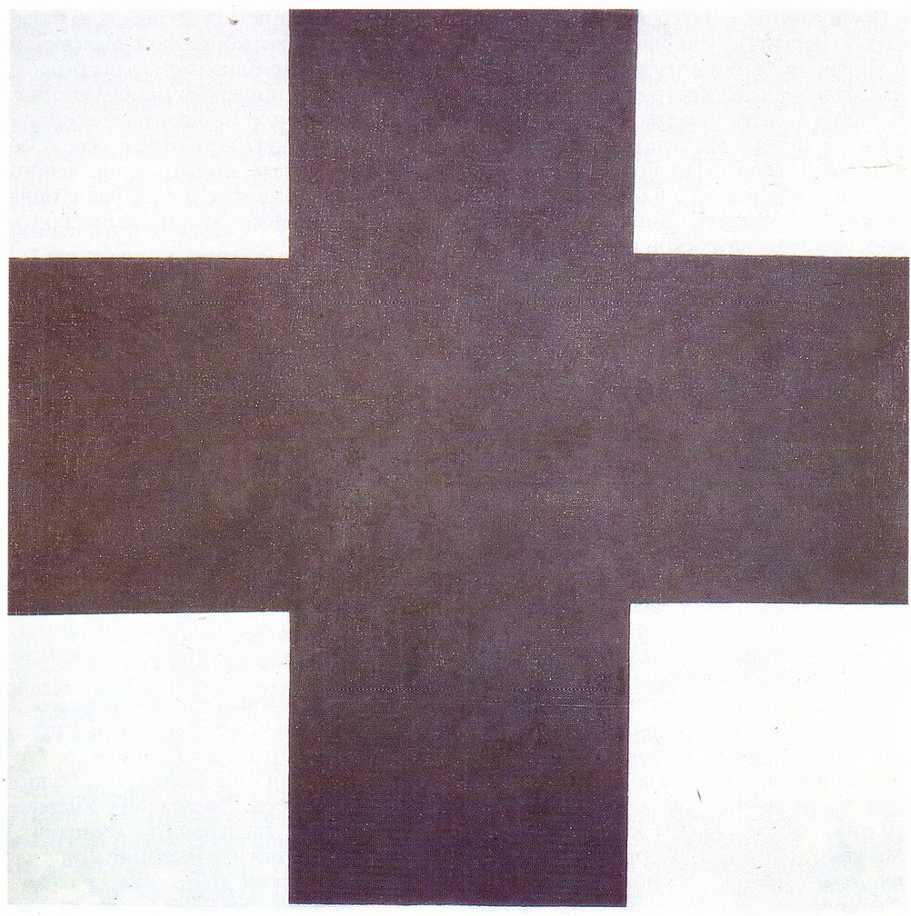 Черный крест. Начало 1920-х. Холст, масло. 106×106 см. Государственный Русский музей, Санкт-Петербург
