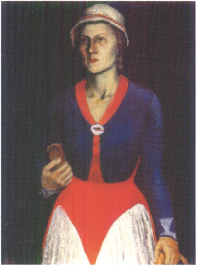 Портрет жены художника. Холст, масло. 1934 г