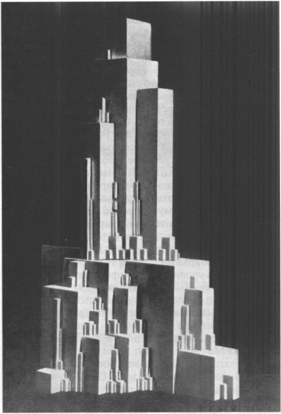 Архитектон «Гота-2». К.С. Малевич. Гипс. 1923—1927 гг