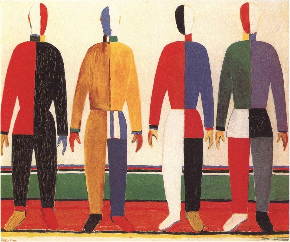 Спортсмены. 1928—1932. Холст, масло.142 х164 см. Санкт-Петербург, Государственный Русский музей