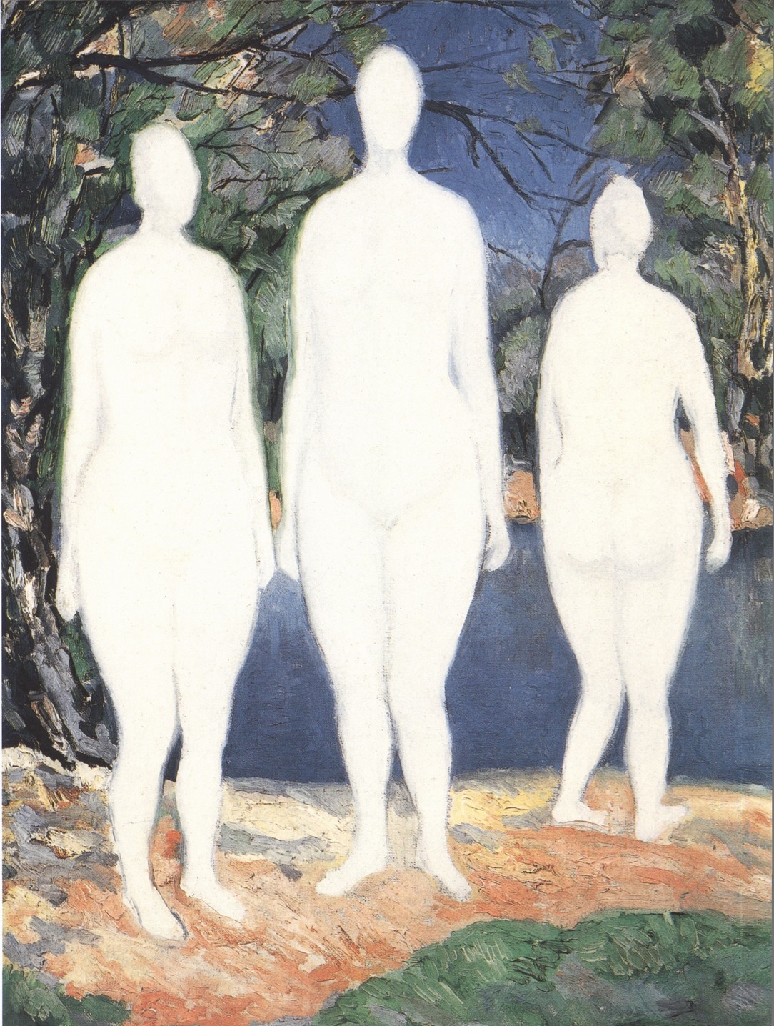 Купальщицы. Ок. 1930 (датировано более ранним сроком: 1908). Холст, масло. 59×48 см. Санкт-Петербург, Государственный Русский музей Купальщицы. Ок. 1930 (датировано более ранним сроком: 1908). Холст, масло. 59×48 см. Санкт-Петербург, Государственный Русский музей