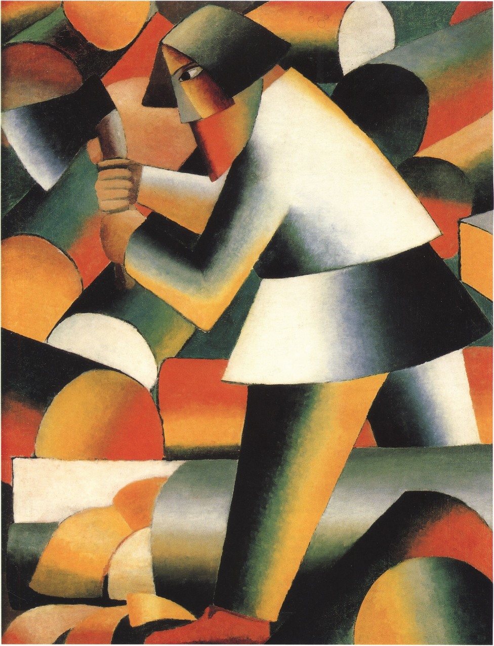 Лесоруб. Ок. 1912—1913. Холст, масло. 94×71,5 см. Амстердам, Городской музей Работа Крестьянки в церкви написана на оборотной стороне этого же холста Лесоруб. Ок. 1912—1913. Холст, масло. 94×71,5 см. Амстердам, Городской музей Работа Крестьянки в церкви написана на оборотной стороне этого же холста