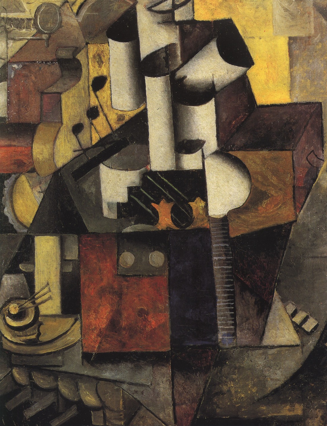 Музыкальный инструмент (Лампа). 1913. Холст, масло. 88,5×69,5 см. Амстердам, Городской музей Музыкальный инструмент (Лампа). 1913. Холст, масло. 88,5×69,5 см. Амстердам, Городской музей