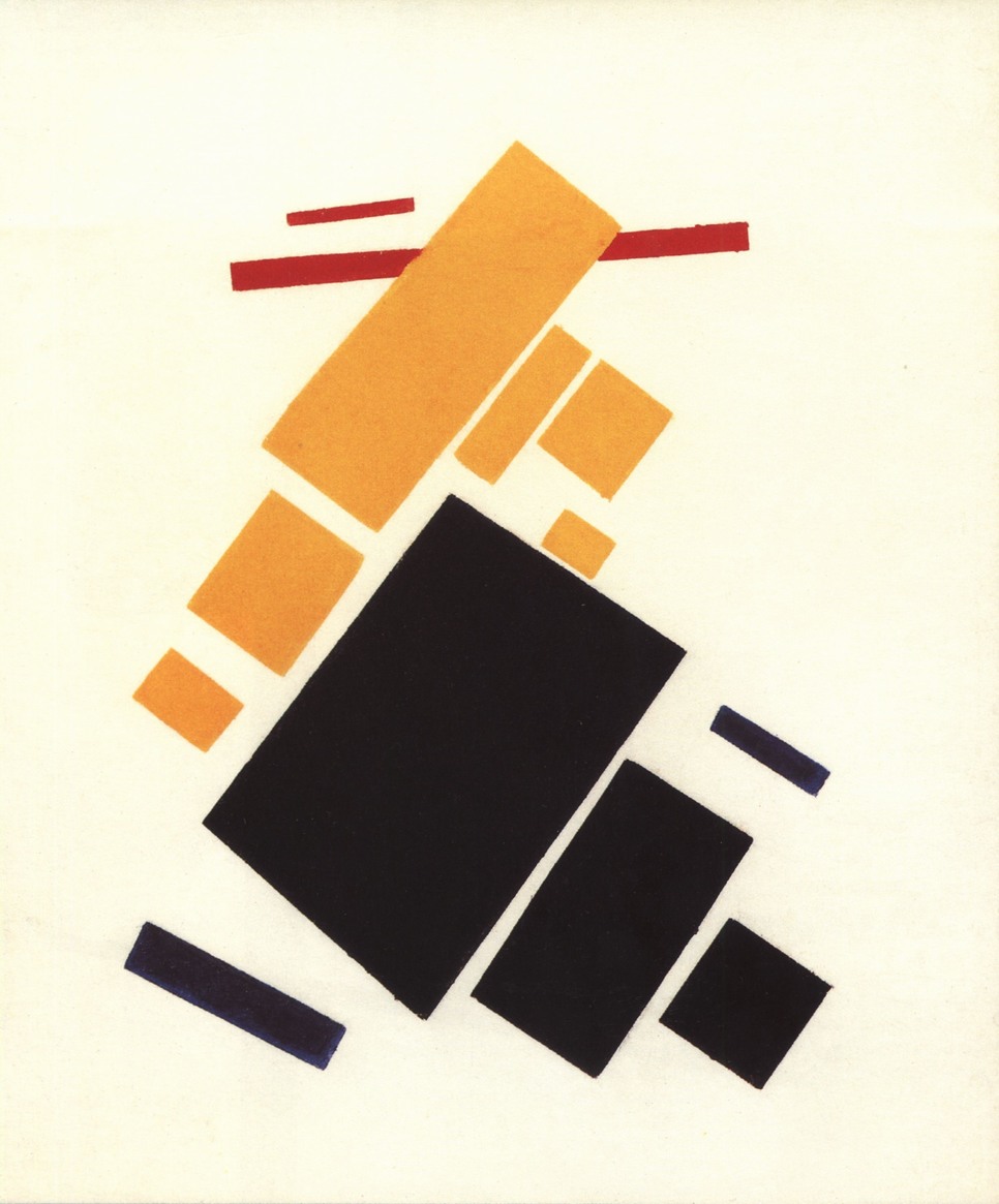 Супрематистская живопись. Летящий аэроплан. 1915. Холст, масло. 57,3×48,3 см. Нью-Йорк, Музей современного искусства Супрематистская живопись. Летящий аэроплан. 1915. Холст, масло. 57,3×48,3 см. Нью-Йорк, Музей современного искусства