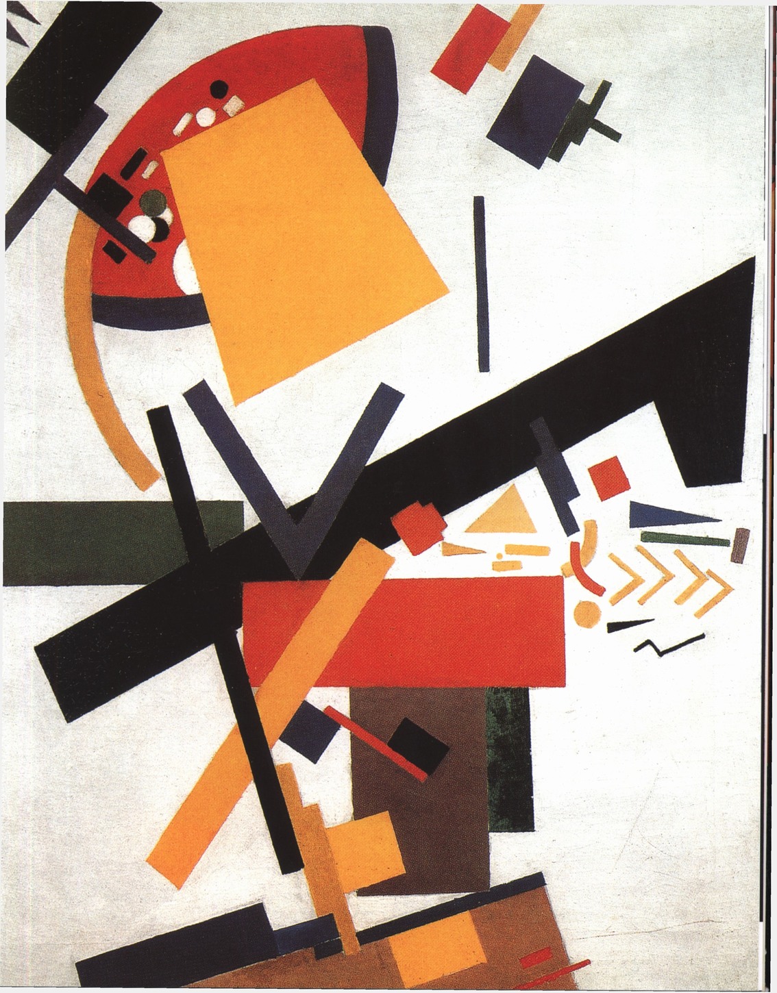 Супрематизм. Живописные объемы в движении. 1916. Холст, масло. 87,5×72 см. Санкт-Петербург, Государственный Русский музей Супрематизм. Живописные объемы в движении. 1916. Холст, масло. 87,5×72 см. Санкт-Петербург, Государственный Русский музей