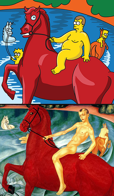 Будущие дизайнеры «симпсонизировали» русских классиков Будущие дизайнеры «симпсонизировали» русских классиков