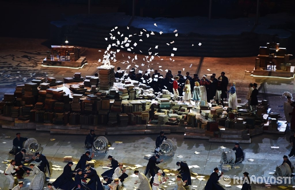 Мир Малевича, Кандинского и Шагала на церемонии закрытия XXII зимних Игр в Сочи Мир Малевича, Кандинского и Шагала на церемонии закрытия XXII зимних Игр в Сочи