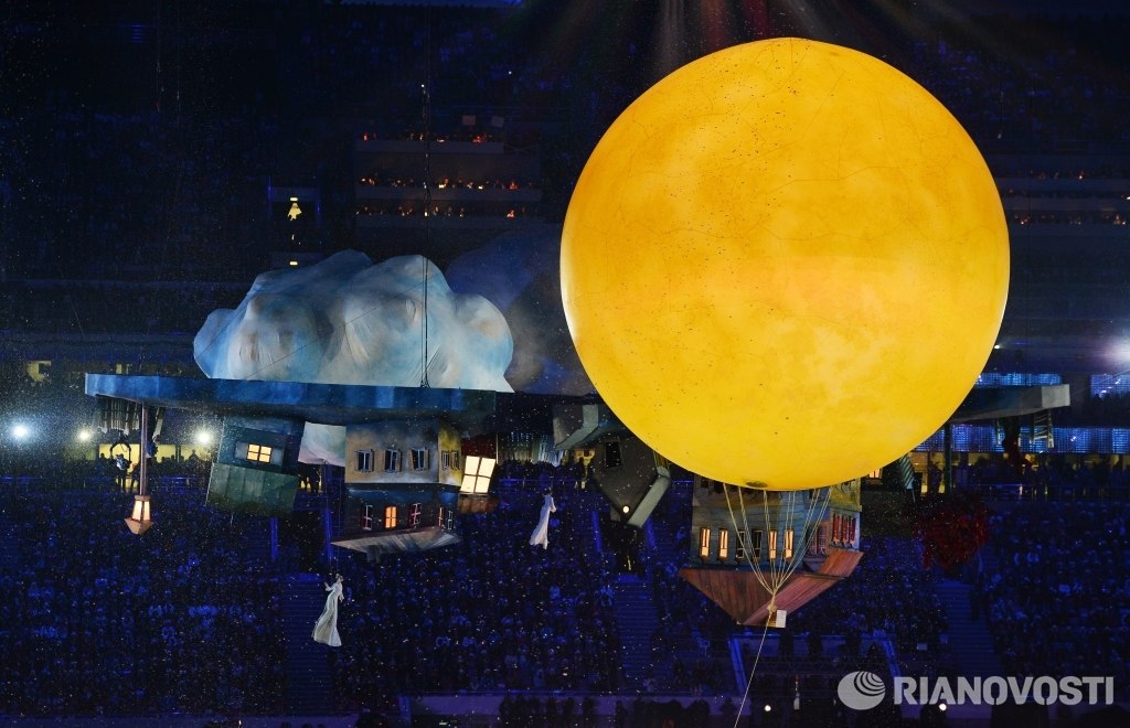 Мир Малевича, Кандинского и Шагала на церемонии закрытия XXII зимних Игр в Сочи Мир Малевича, Кандинского и Шагала на церемонии закрытия XXII зимних Игр в Сочи