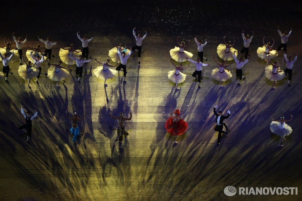 Мир Малевича, Кандинского и Шагала на церемонии закрытия XXII зимних Игр в Сочи Мир Малевича, Кандинского и Шагала на церемонии закрытия XXII зимних Игр в Сочи