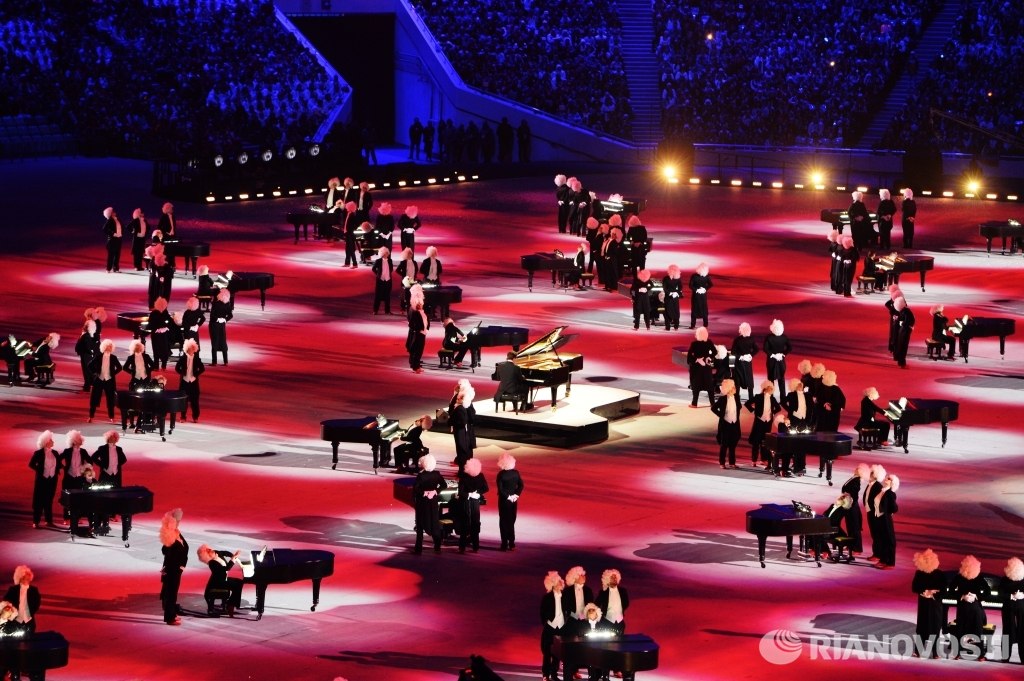 Мир Малевича, Кандинского и Шагала на церемонии закрытия XXII зимних Игр в Сочи Мир Малевича, Кандинского и Шагала на церемонии закрытия XXII зимних Игр в Сочи