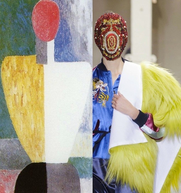 Связь между картинами Казимира Малевича и коллекциями Maison Martin Margiela Связь между картинами Казимира Малевича и коллекциями Maison Martin Margiela