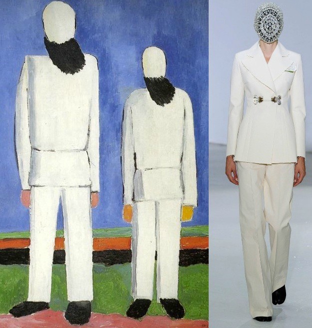 Связь между картинами Казимира Малевича и коллекциями Maison Martin Margiela Связь между картинами Казимира Малевича и коллекциями Maison Martin Margiela