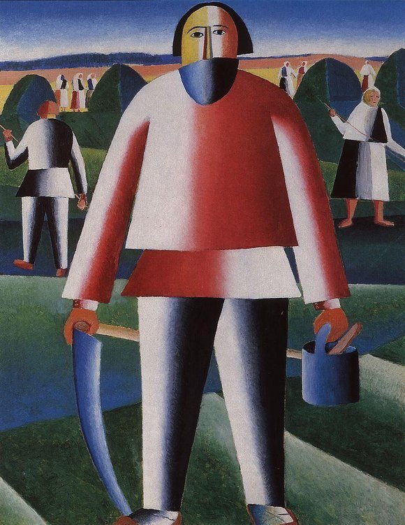 Каземир Малевич :: На сенокосе (1929)