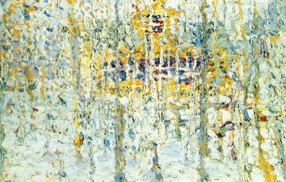 Каземир Малевич :: Landscape with Yellow House (1907)