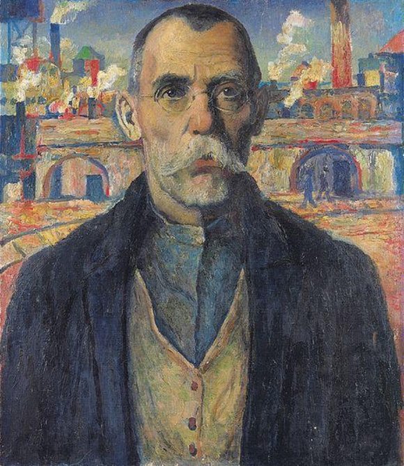 Каземир Малевич :: Портрет ударника  (1932)