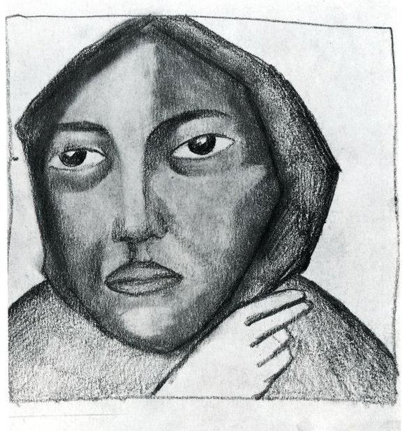 Каземир Малевич :: Молящаяся женщина (1912)