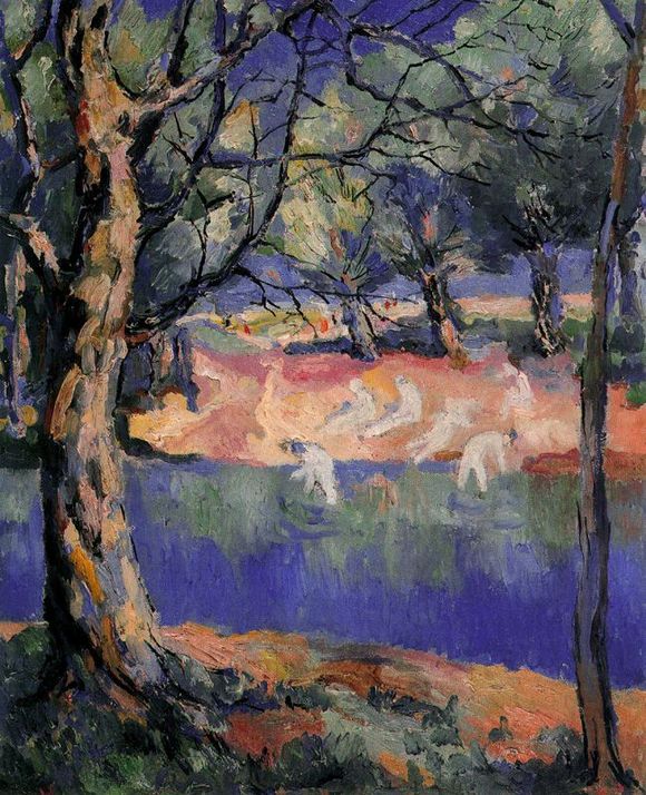 Каземир Малевич :: Река в лесу (1908)