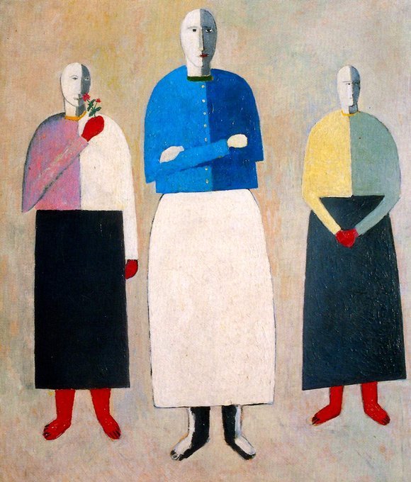 Каземир Малевич :: Три девушки  (1932)