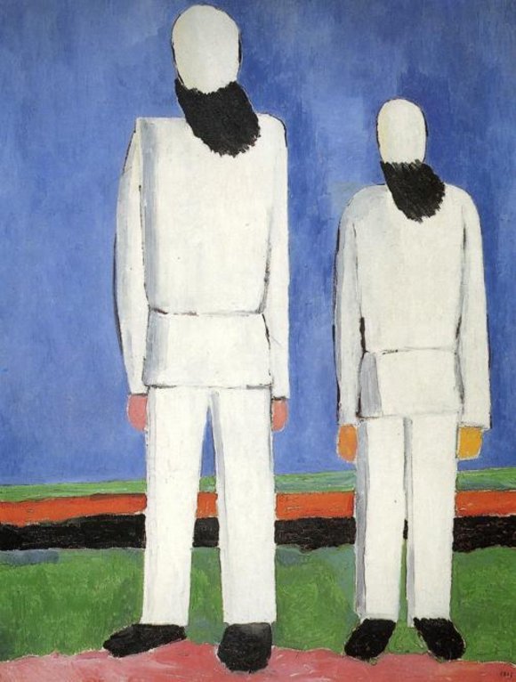 Каземир Малевич :: Две мужские фигуры (1932)