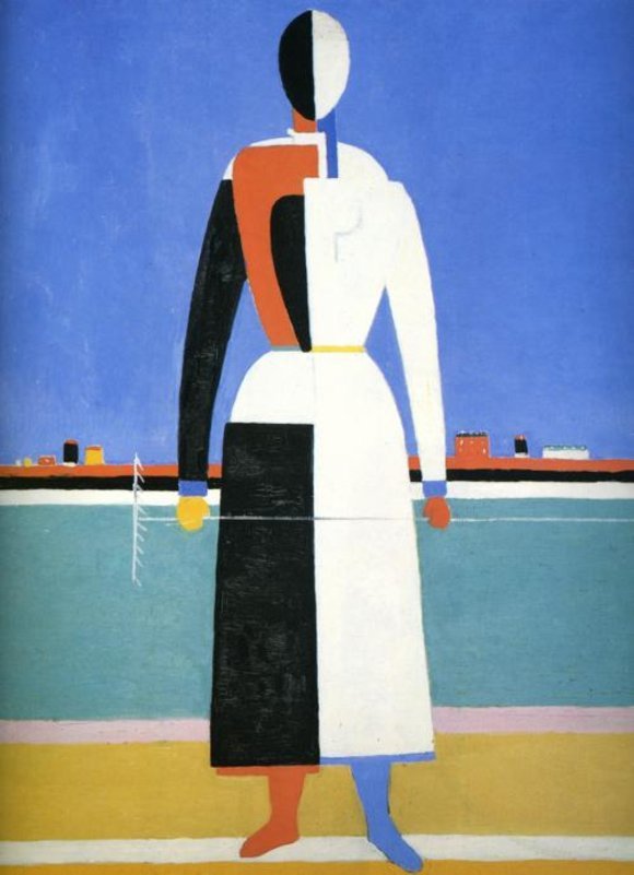 Каземир Малевич :: Woman with Rake (1932)