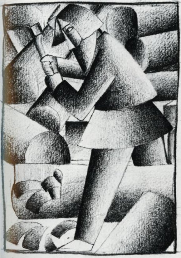 Каземир Малевич :: Дровосек (1913)