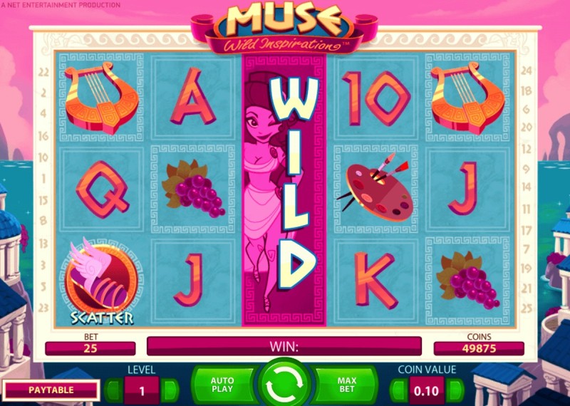 Игровой автомат «Muse» в казино Вулкан Старс
