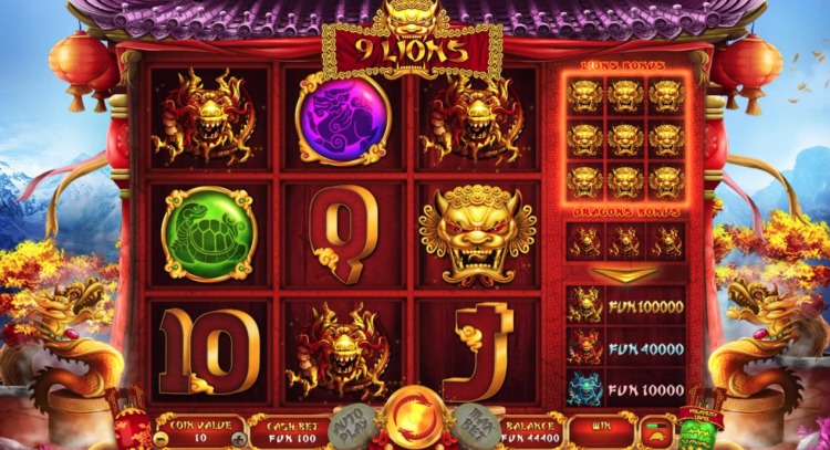 Зеркало казино Вулкан Делюкс и онлайн слоты «9 Lions»