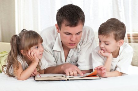 Чтение для детей: участие папы
