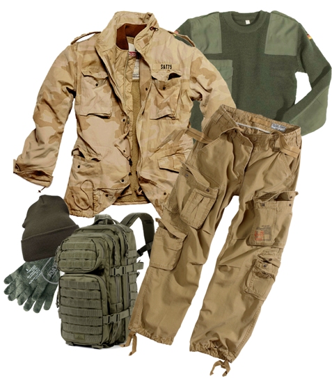 Стиль одежды милитари